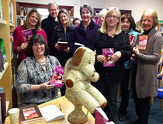 Sarah and audience at Dunblane Library
