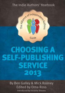 Choosing a Self-Publishing Service