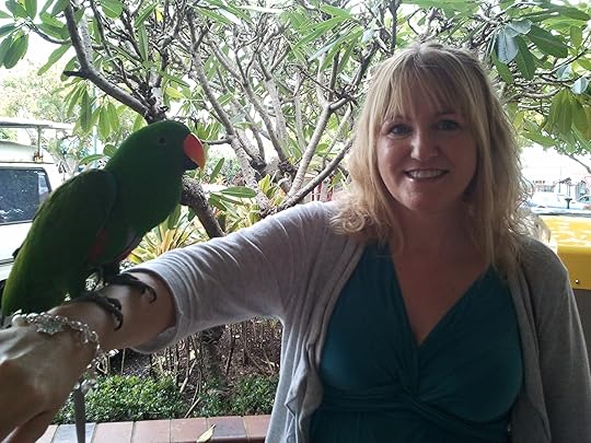 Eclectus Parrot and Louise Cusack