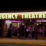 Outside the theater