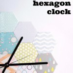 DIY hexagon clock