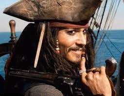 Johnny Depp in Pirates of the Carribean