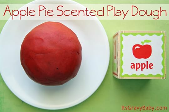 edible apple craft for kids apple pie scented play dough