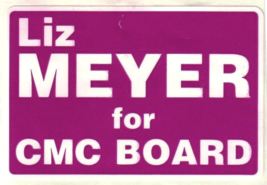 Liz Meyer election sign