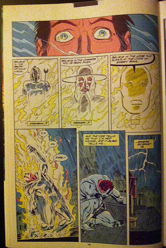 'Scarlet Redemption' "I'm. On. Fire!!" from Marc Spector: Moon Knight (1991)