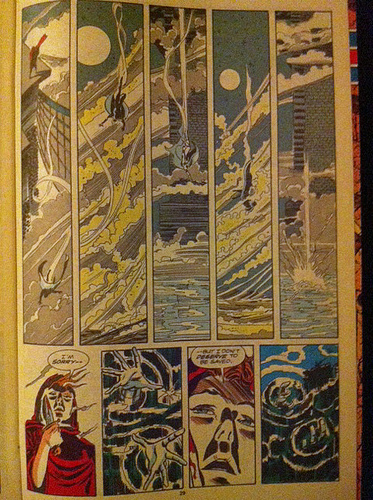 'Scarlet Redemption' Falling Off a Bridge from Marc Spector: Moon Knight (1991)