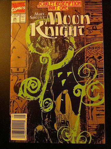 Moon Knight #26 Cover 'Scarlet Redemption' Part 1 - 1991