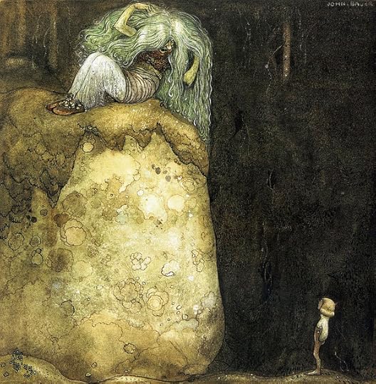 Troll in the Wood by John Bauer