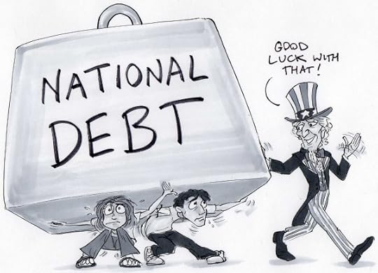 National Debt graphic from What Would the Founding Father's Thing by David Bowman