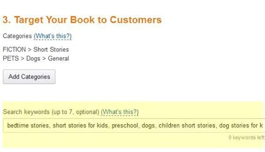 Amazon Keywords for Books and Authors