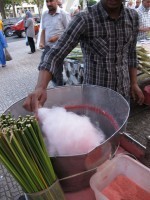 If you put cotton candy on a green reed stick, it's practically health food.