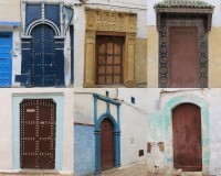 Doors in Rabat.