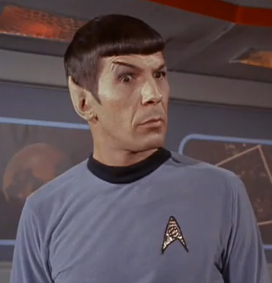 Spock feeling frightfully fascinated