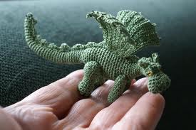 crochet dragon