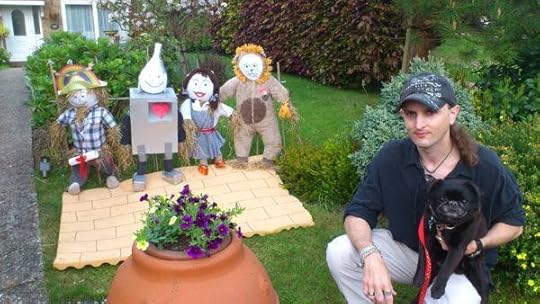 C.J. Carter-Stephenson at Gatcombe & Chillerton Scarecrow Festival.