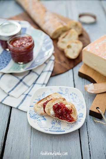 Sweet and Spicy Honey Tomato Jam #recipe via FoodforMyFamily.com