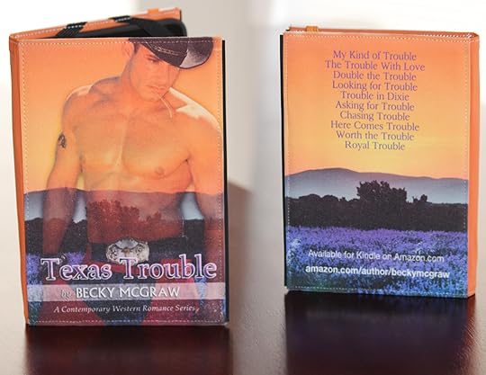 Texas Trouble custom Kindle cover
