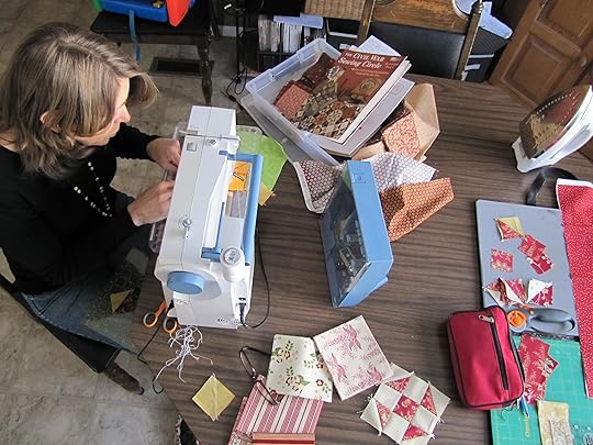 Linda Making Squares 1