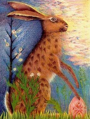 Greenwood Hare, Greenwood Tarot Queen of Wands