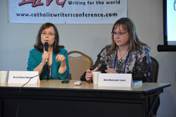 Treasurer and Conference Coordinator Ann Lewis and myself at the CWCL