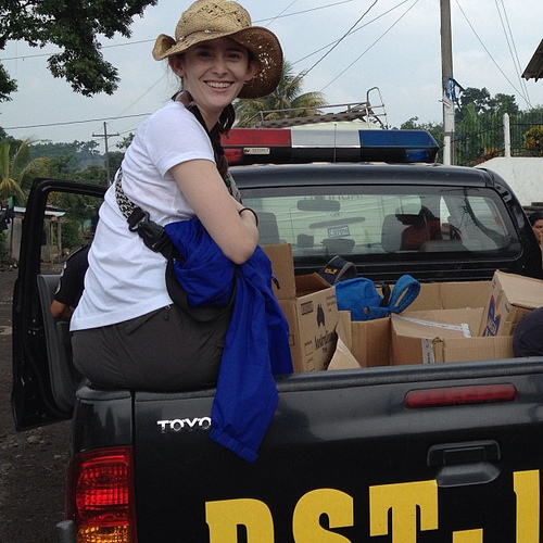 Lauren in Guatemala.