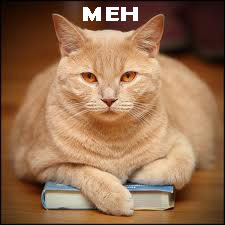 Cat snubbing a bad book.