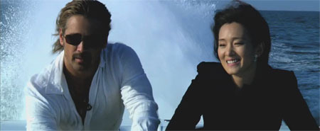 MIAMI VICE: Colin Farrell and Gong Li in one gorgeous big-ass dramatic film.