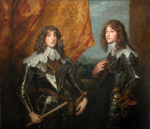 Rupert and his younger brother, Maurice by Van Dyck