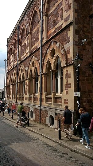 Fascinating exterior to RAMM. It uses stones from all over Devon to show what rocks there are!