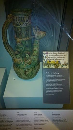 A rather poor photo of the puzzle jug