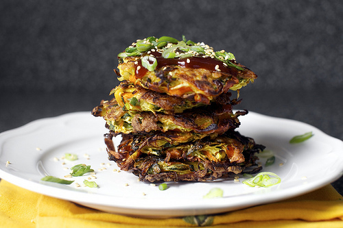 japanese vegetable pancakes, obsessed