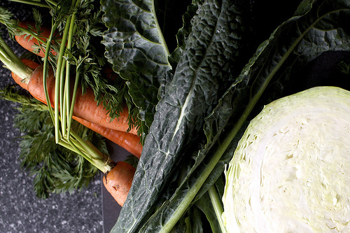 maybe not the prettiest vegetables to start