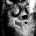 The Black Hound in Ragging Brows Forest