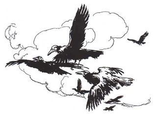 The Seven Ravens by Arthur Rackham