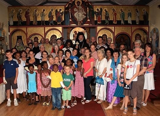 The Church of St Nicholas of Japan, Bixton, Johannesburg, with Archbishop- Damaskinos (photo by Zinon Marinakos)
