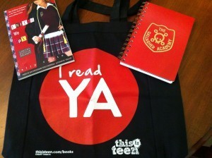 tote, notebook, lim ed excerpt