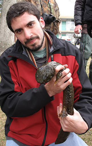 Andrew Durso! Bonus points if you know what animal he's holding. ;-)