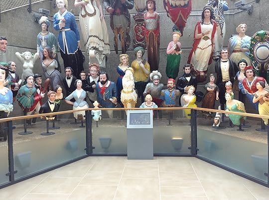 Collection of ships' figureheads at the Cutty Sark (photo credit: Jamie Robinson)