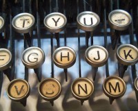 typewriter keys