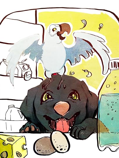 Mimic and Mo from 'Mo The Talking Dog' by Michelle Booth