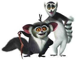 King Julien and Friend