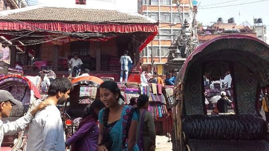 photo, image, thamel square, kathmandu, nepal