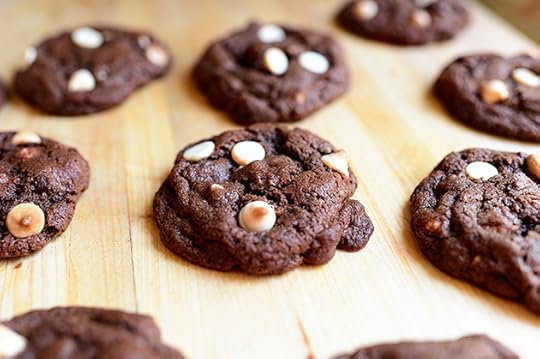 Chocolate Chocolate White Chocolate Chip Cookies