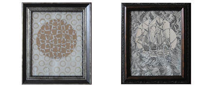 framed weavings