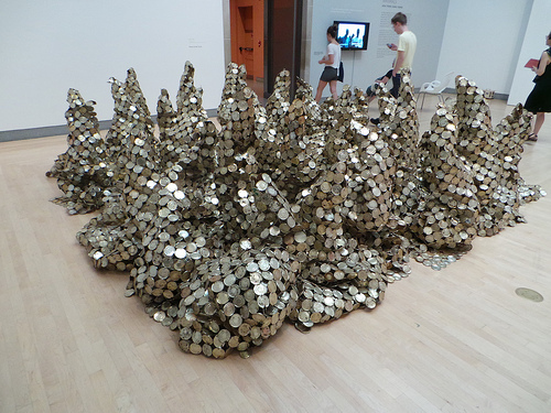 Peak (2010) by El Anatsui