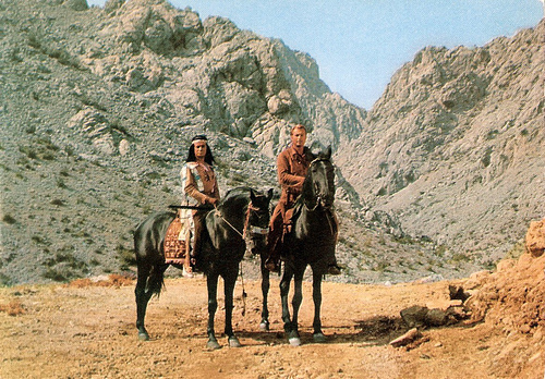 Pierre Brice and Lex Barker