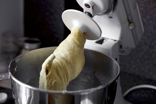 a sticky, rich babka/brioche dough