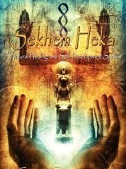 Pretty cool cover art for a book on Egyptian flavored Reiki that's has a nice Egyptian magical feel