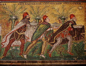 A late Roman portrayal of the three Magi (