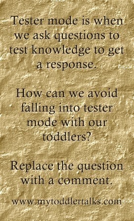 My Toddler Talks - Tester Mode Questions